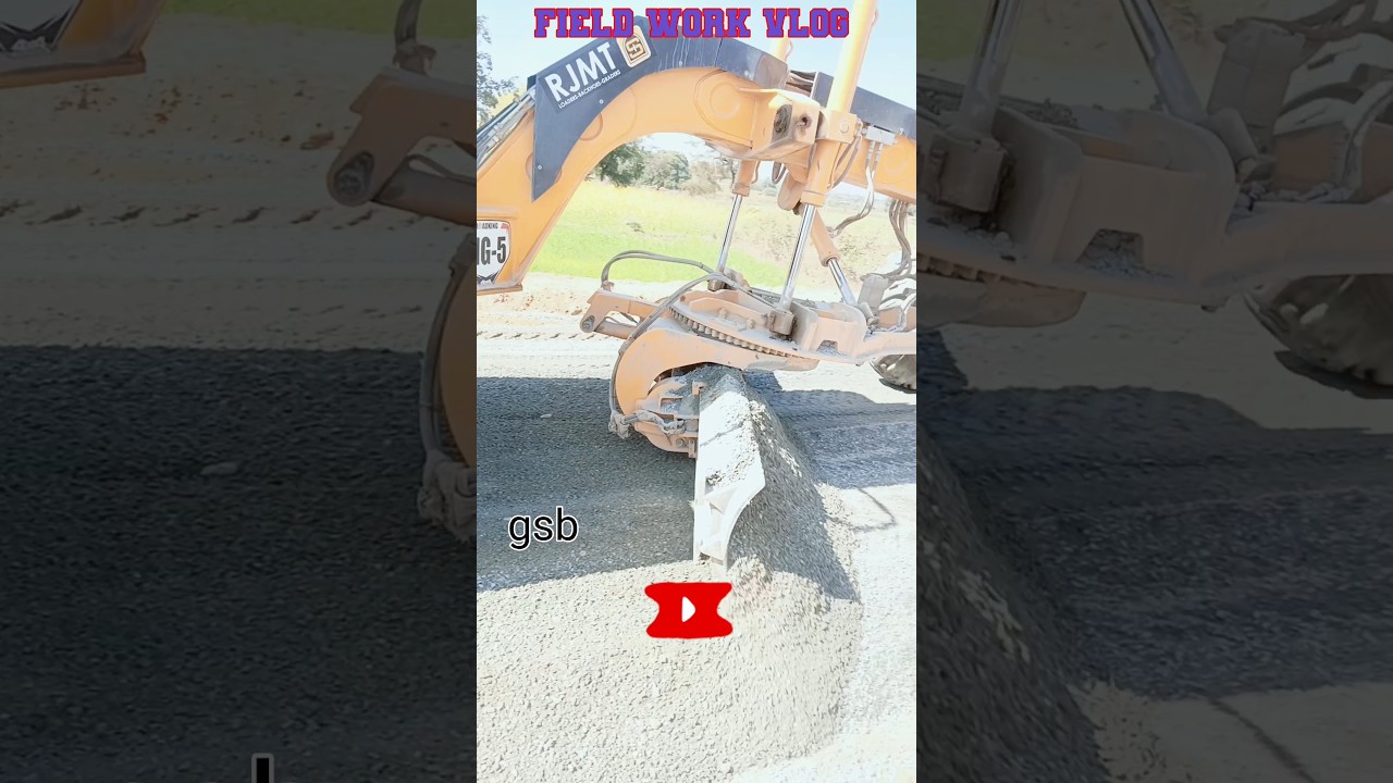 Granular sub base || gsb laying || #gsb #civilengineer #roadconstruction #construction #shotrsfeed