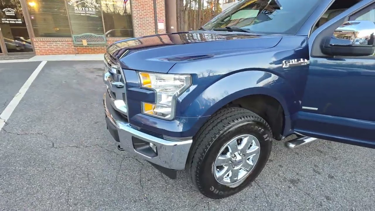2017 FORD F150 4X4 LEATHER LOCAL TRADE SUPER NICE