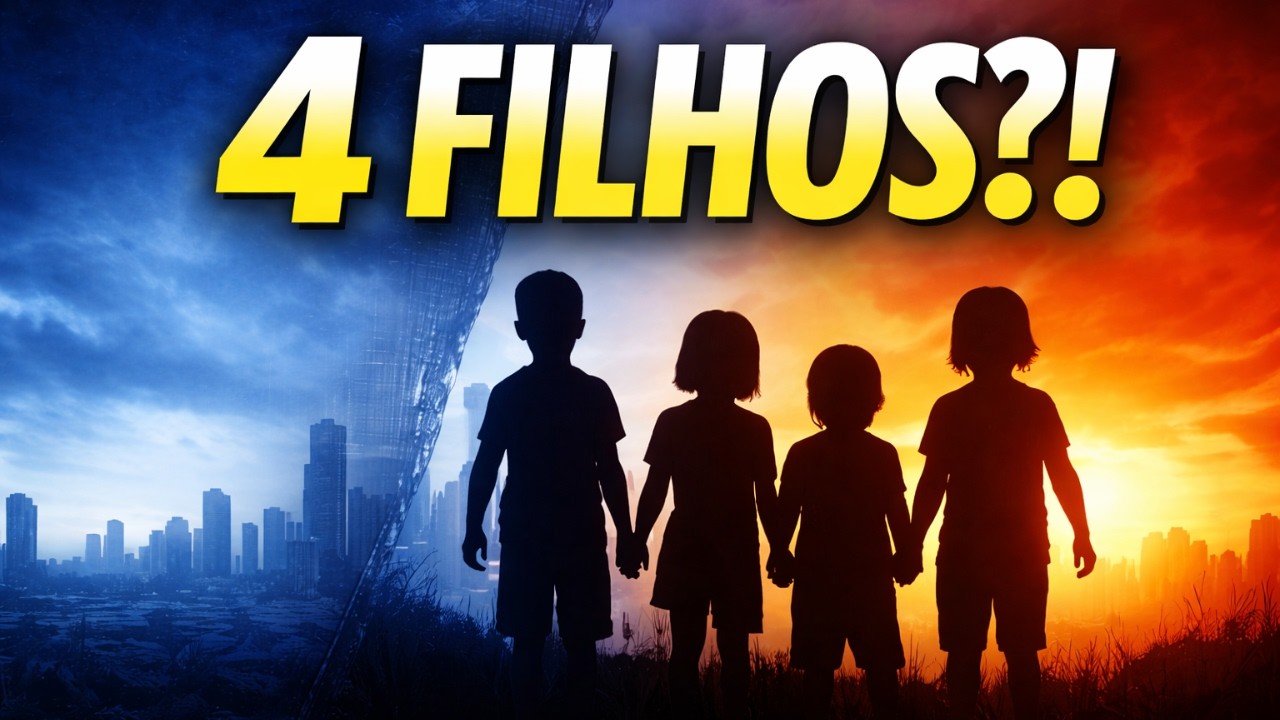 Quero ter 4 filhos! É loucura nos dias de hoje?