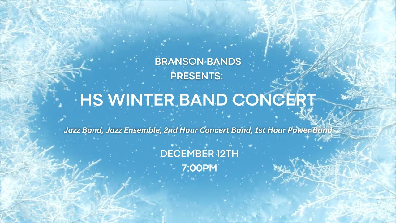 Winter Band Concert - Branson Bands Livestream