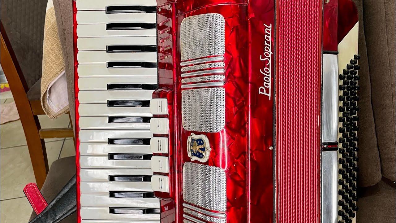 Acordeon Paolo Soprani 80 Baixos Italiana Especial (✈️✈️✈️Vendido)