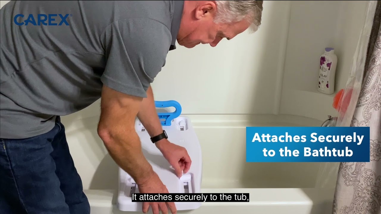 Carex Portable Shower Bench - Unboxing and Review