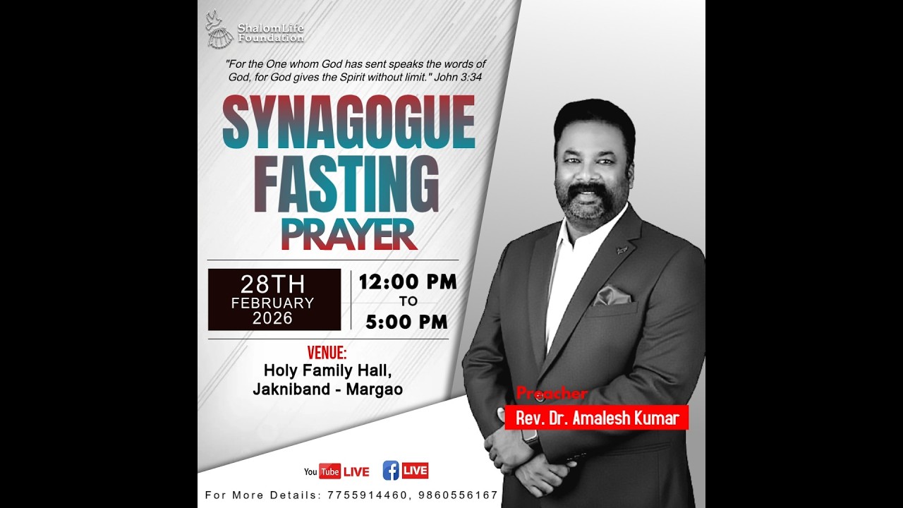 28.2.2026  SYNAGOGUE FASTING PRAYER (HOLY FAMILY HALL, JAKNIBAND)