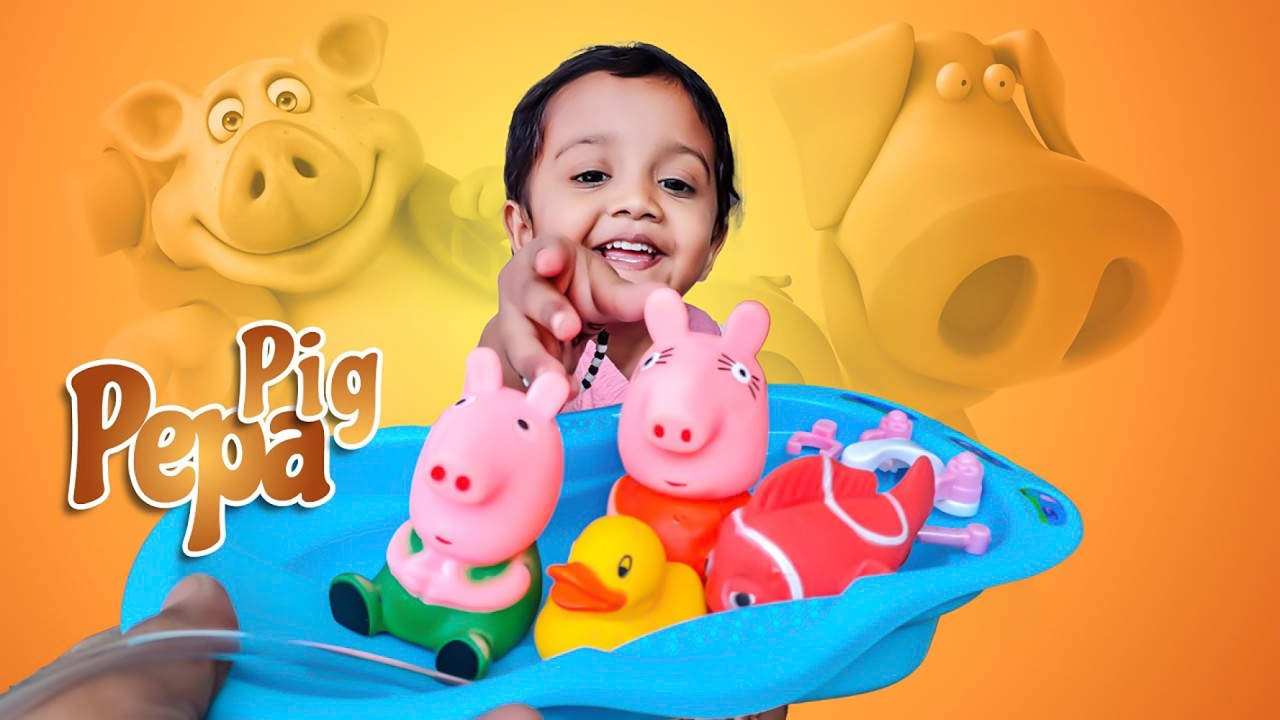दिया और Peppa Pig की मस्ती 😍 | Surprise Toy Unboxing Video