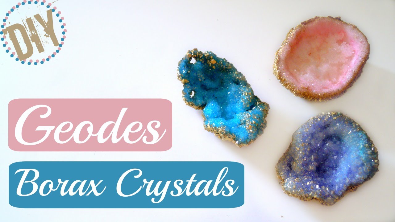 DIY Geode Borax Crystals / Room Decor