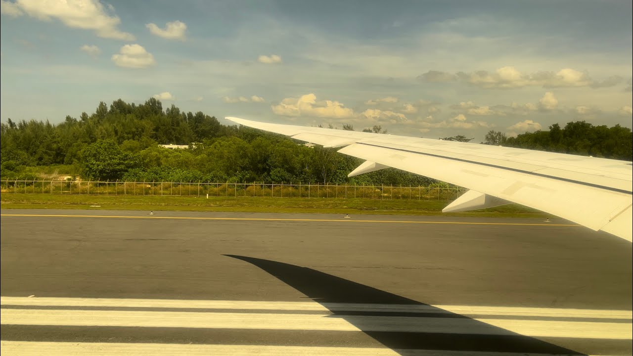 Tui Airways Longest Flight BY137 Phuket To Manchester 787 Dreamliner Full Takeoff Amazing Views
