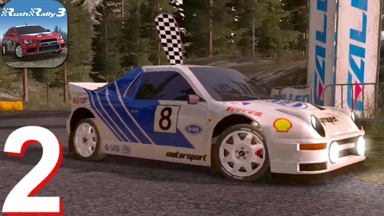 Rush Rally 3 Walkthrough Part 2 Max Settings (Android iOS Gameplay)