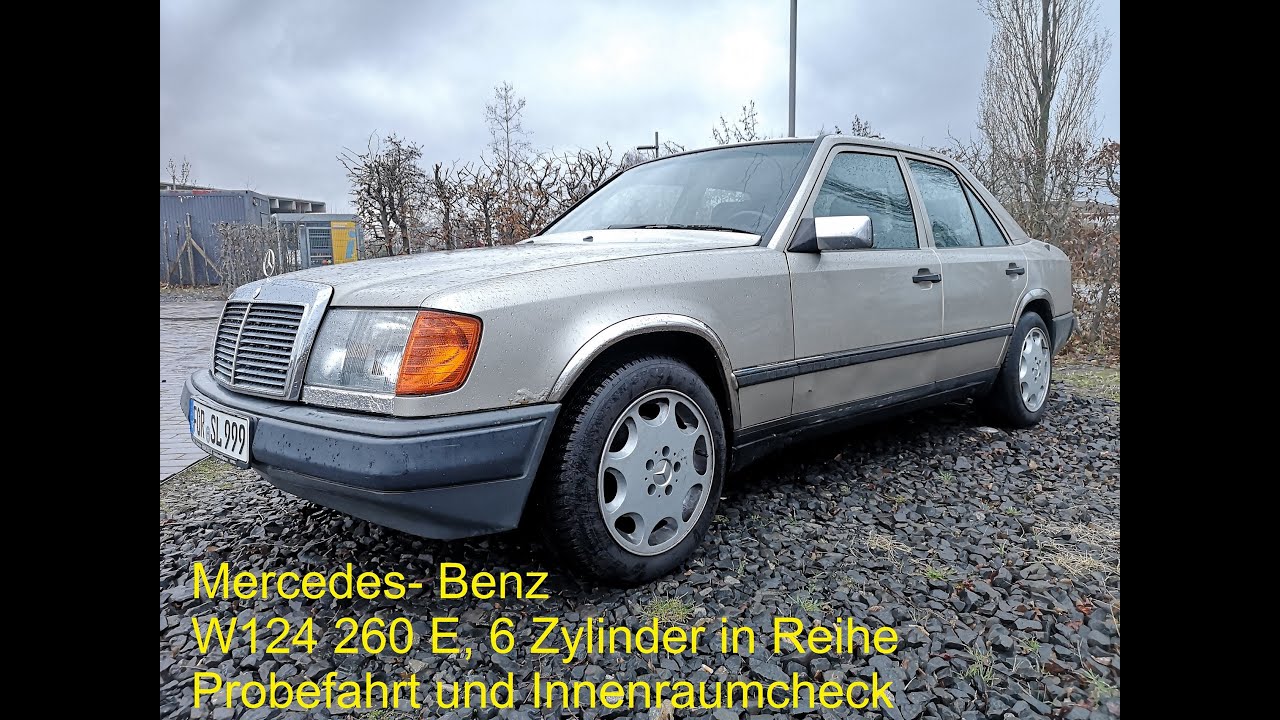 Mercedes W124 260E Probefahrt und Innenraumcheck Kaufberatung 6 Zyl. zum Schnäppchen Preis Teil 2
