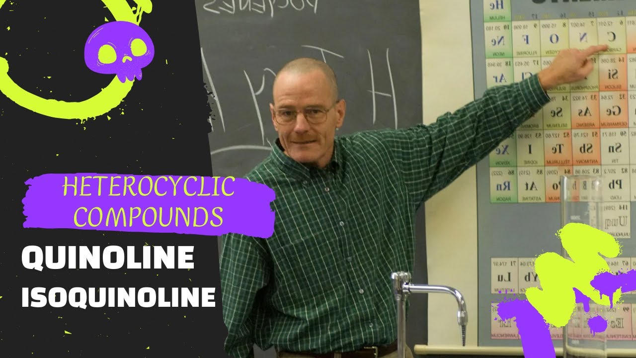 شرح الكيمياء العضوية Heterocyclic compounds | Quinoline & Isoquinoline