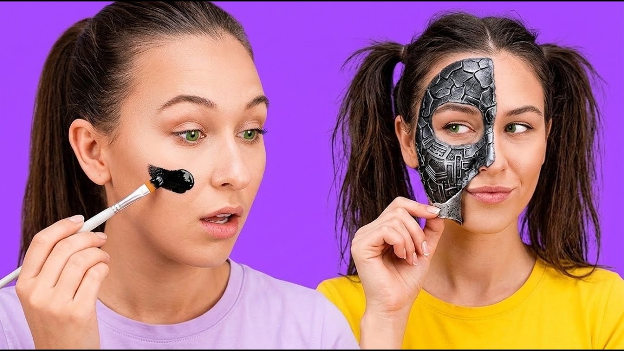 BOUH ! TRUCS POUR UN HALLOWEEN FLIPPANT | Idées de Maquillages Effrayants et Faciles par 123 GO!