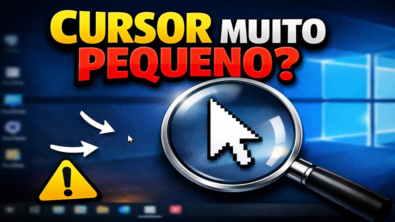 Como Aumentar o Tamanho do Cursor no Computador (Passo a Passo)