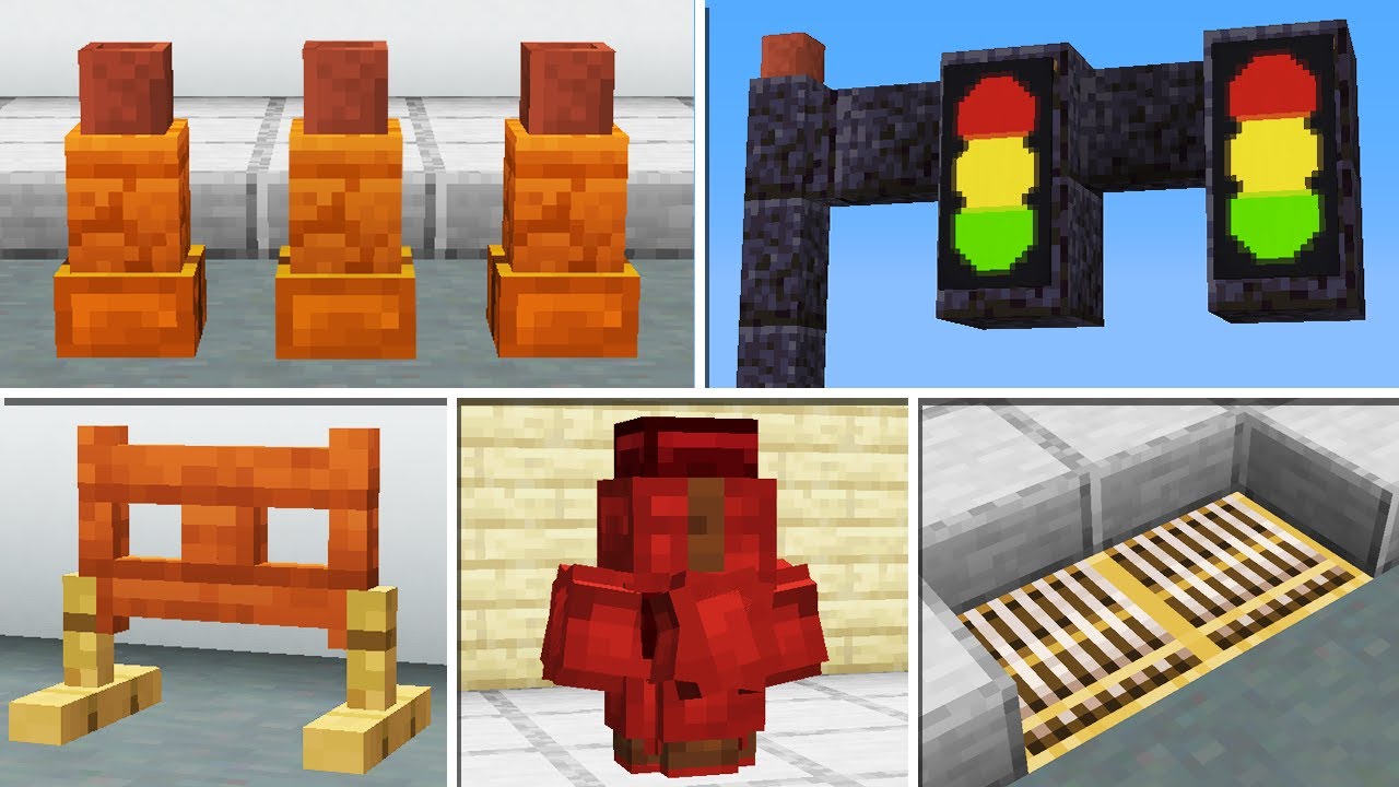 10 City Build Tricks & Decorations in Minecraft Java & Bedrock