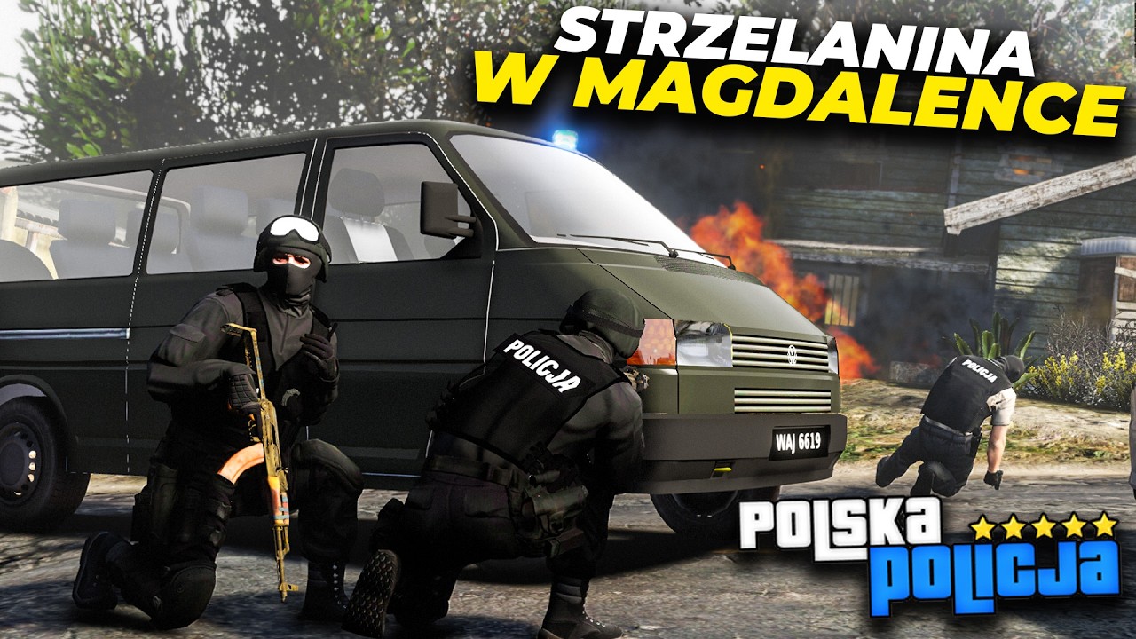 Polska Policja - STRZELANINA W MAGDALENCE💣 | CBŚ