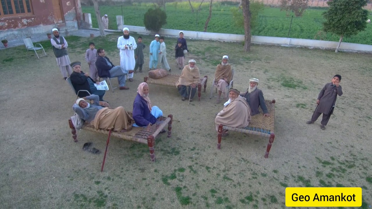 Aerial View-Drone View of Village Amankot District Nowshera KPK