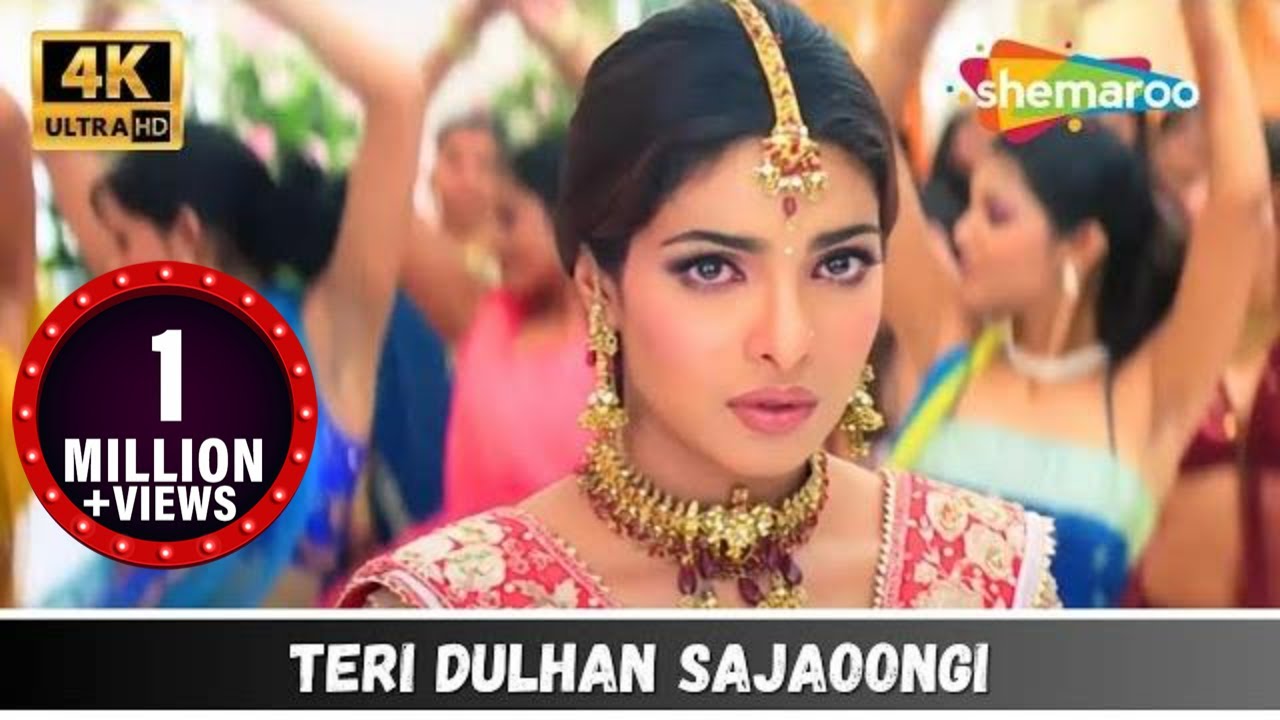 Teri Dulhan Sajaoongi - 4K Video | Barsaat (2005) | Priyanka Chopra, Bipasha Basu | Alka Yagnik