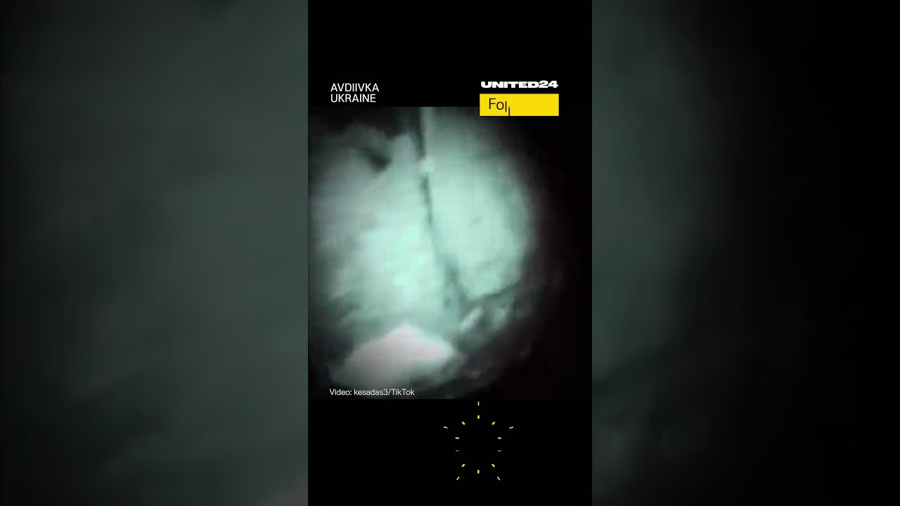 Night Combat Footage in Ukrainian Avdiivka #warinukraine