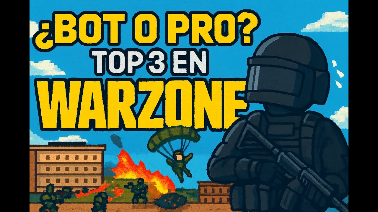 Top 5000 del mundo 🌎 juega primera partida en WarZone | No sabía qué hacer… y terminé en el top3