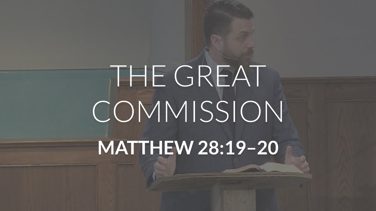 The Great Commission (Matthew 28:19-20)
