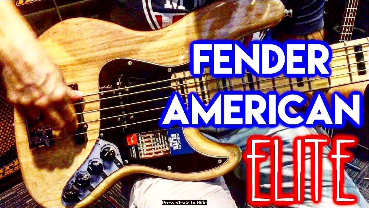 FENDER JAZZ BASS AMERICAN ELITE │ViniBass® HD