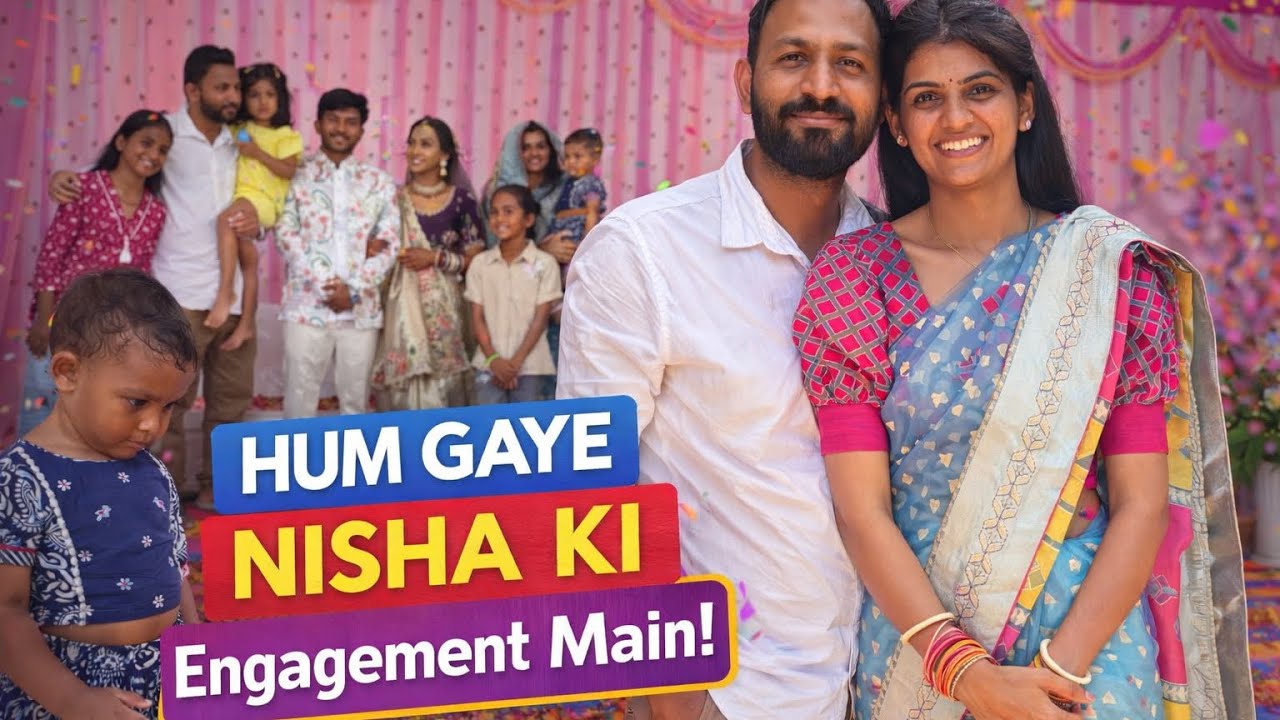 Vlog 66// hum gaye nisha ki engagement mein