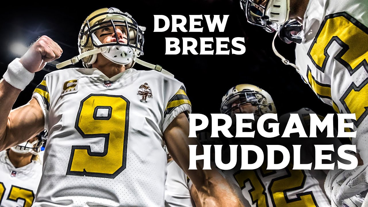 Drew Brees Pregame Huddle Compilation | New Orleans Saints
