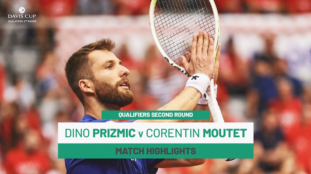 Dino Prizmic v Corentin Moutet | Croatia v France | 2025 Davis Cup Qualifiers 2R Highlights
