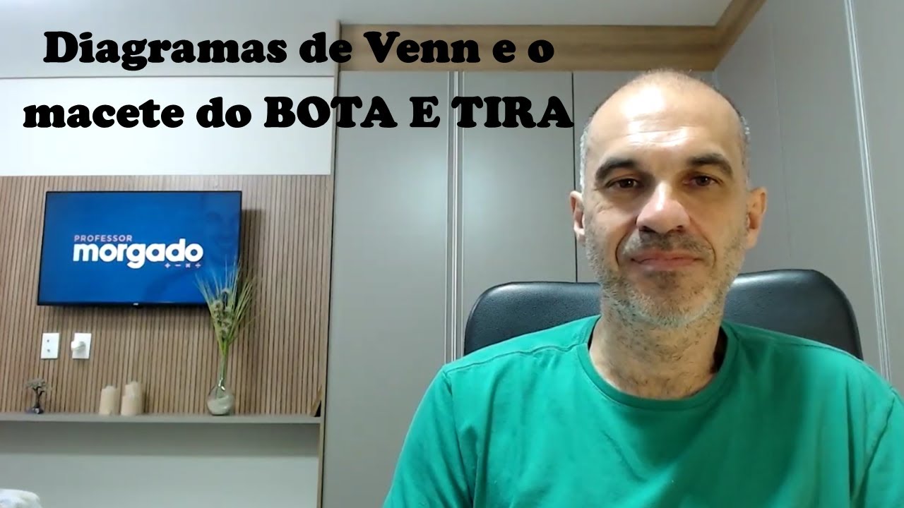 DIAGRAMAS DE VENN COM 3 CONJUNTOS E O MACETE DO BOTA E TIRA!