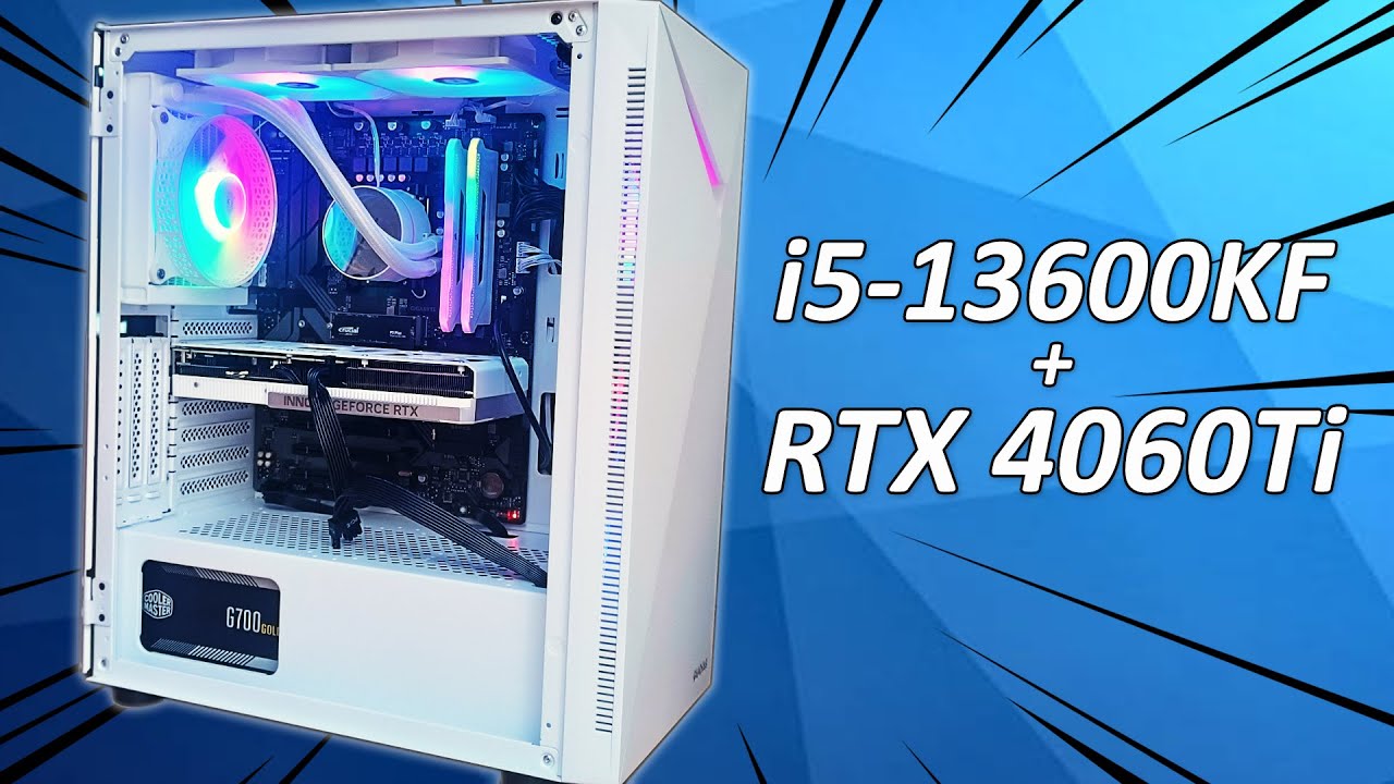 Intel i5-13600KF + RTX 4060ti + 32gb RAM | White Gaming PC Build | $1200/65k PHP Build