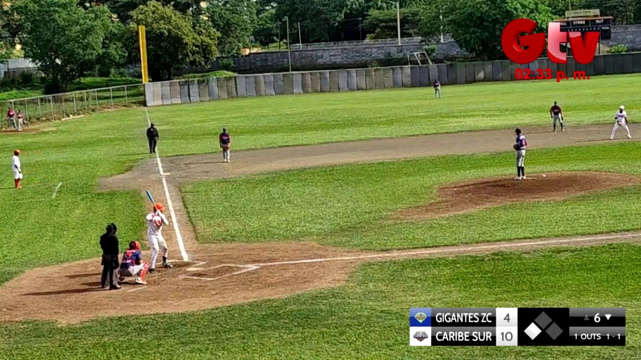 CARIBE SUR VS ZELAYA CENTRAL JUEGO #2. ESTADIO JACKIE ROBBINSON - MANAGUA