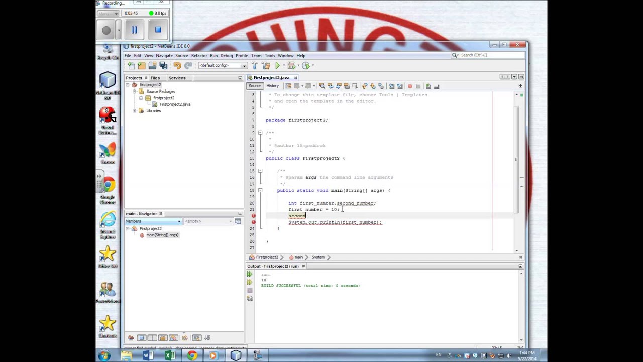 1 Home and Learn Java Tutorial 1 Paddock