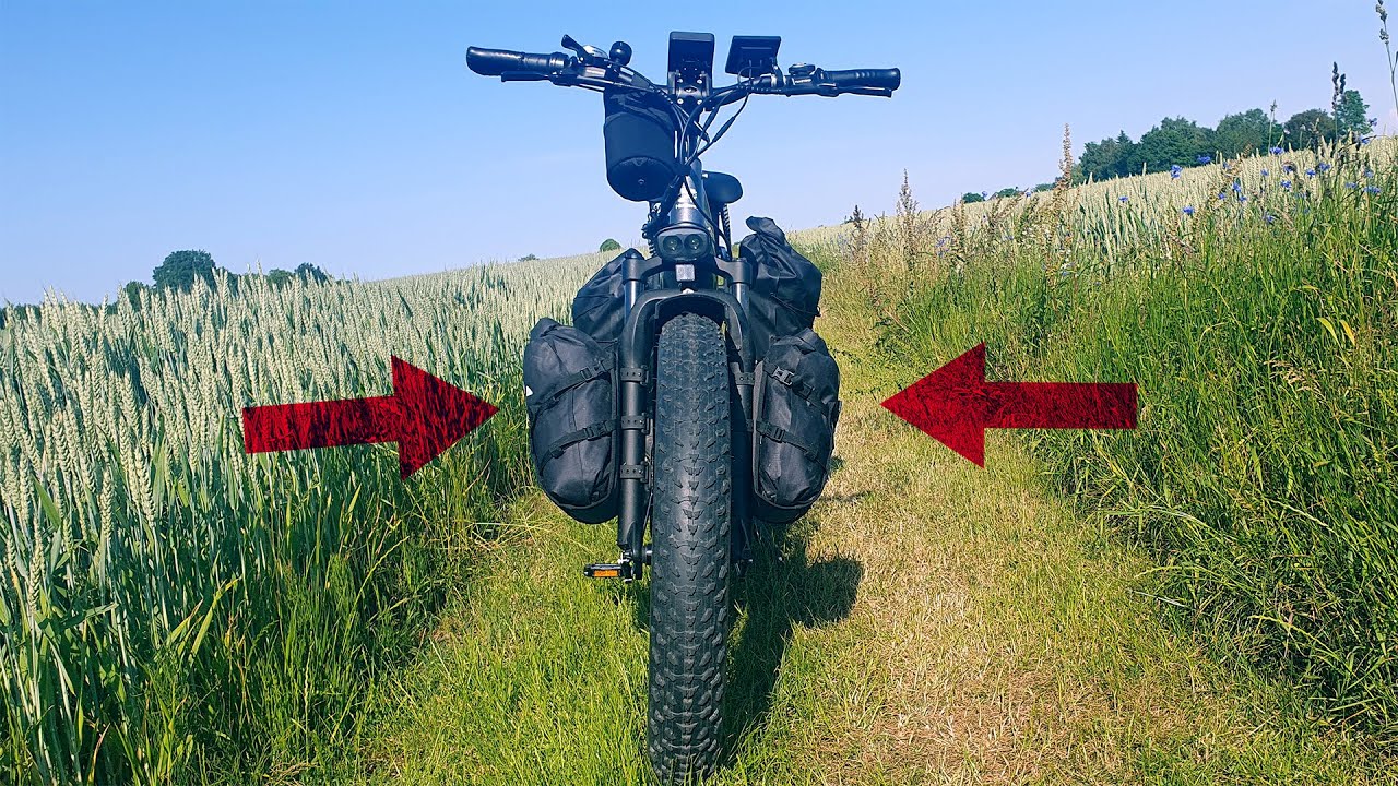 HIMIWAY ZEBRA Fahrradtaschen VORNE | VAUDE Trailmulti 2 Gabeltasche