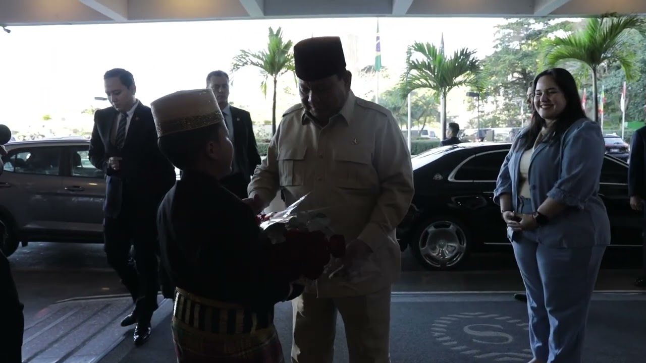 Presiden Prabowo Tiba di Rio de Janeiro, Disambut Upacara Kehormatan Militer