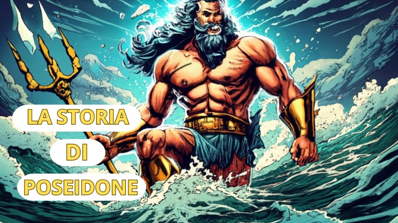 La leggenda di Poseidone re dei mari - Mitologia Illustrata