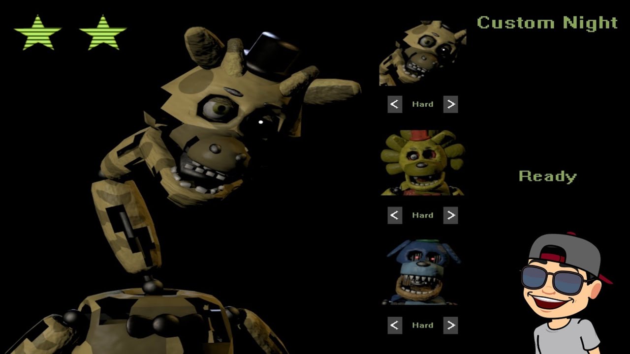 NIGHTS AT ZOOPLACE 3 | NIGHT 3 AND CUSTOM NIGHT (ALL HARD MODE) | FNAF FAN GAME 2022 |