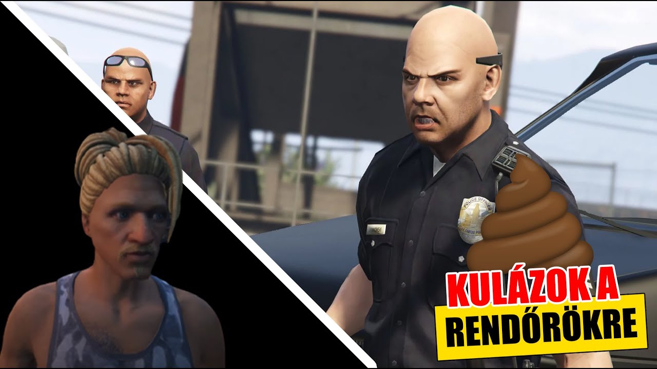 Kulázok a rendőrökre! | GTA V RP CSUDAPEST |  Feri