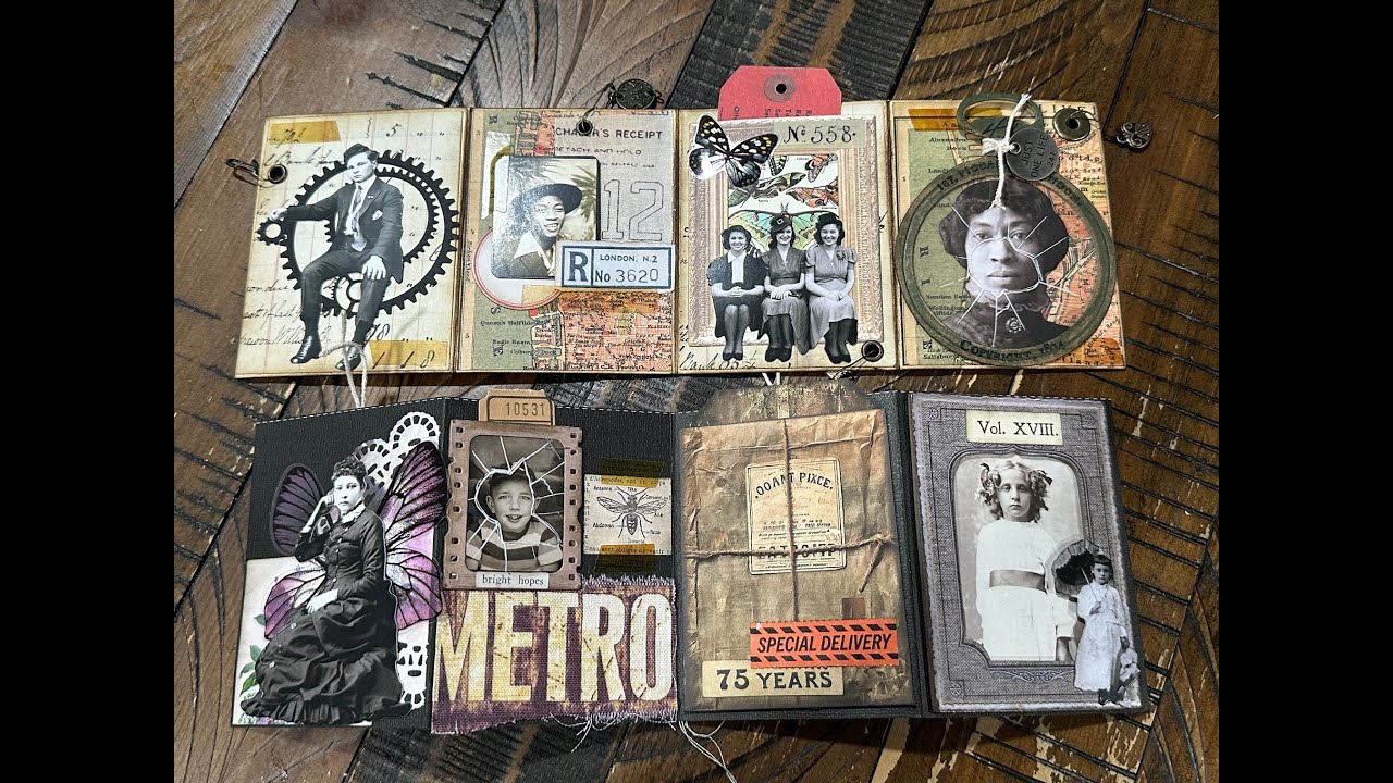 Craft With Me - Let's Make A Tim Holtz Accordion File Card