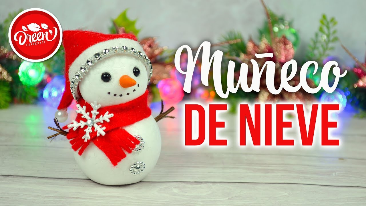 DECORACIÓN DE NAVIDAD - DIY Muñeco de nieve | Christmas Ideas | DREEN