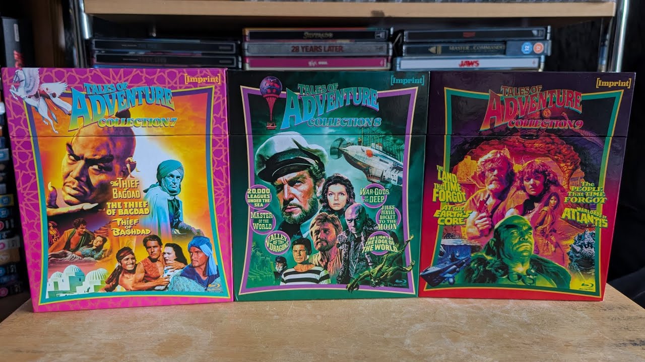 Unboxing the Tales Of Adventure – Collection 7, 8 & 9 Limited Edition Box Sets | Imprint Films