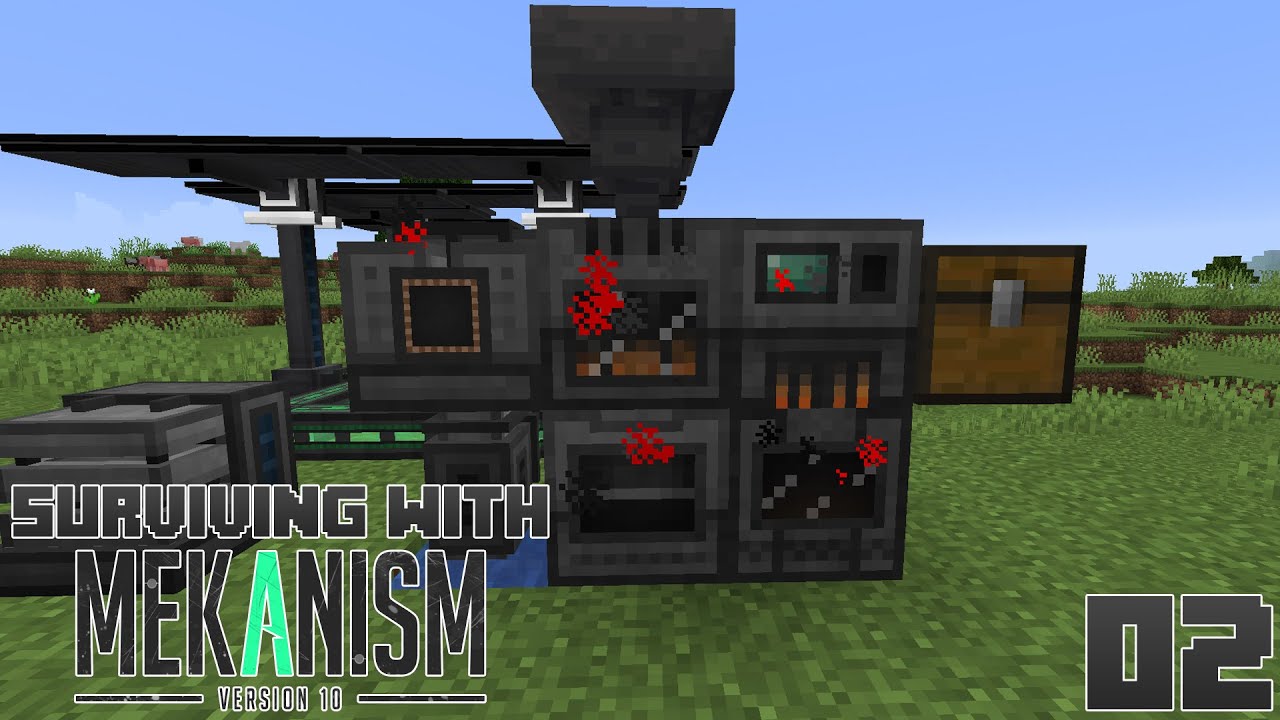 Surviving With Mekanism v10 :: E02 - 3x Ore Processing