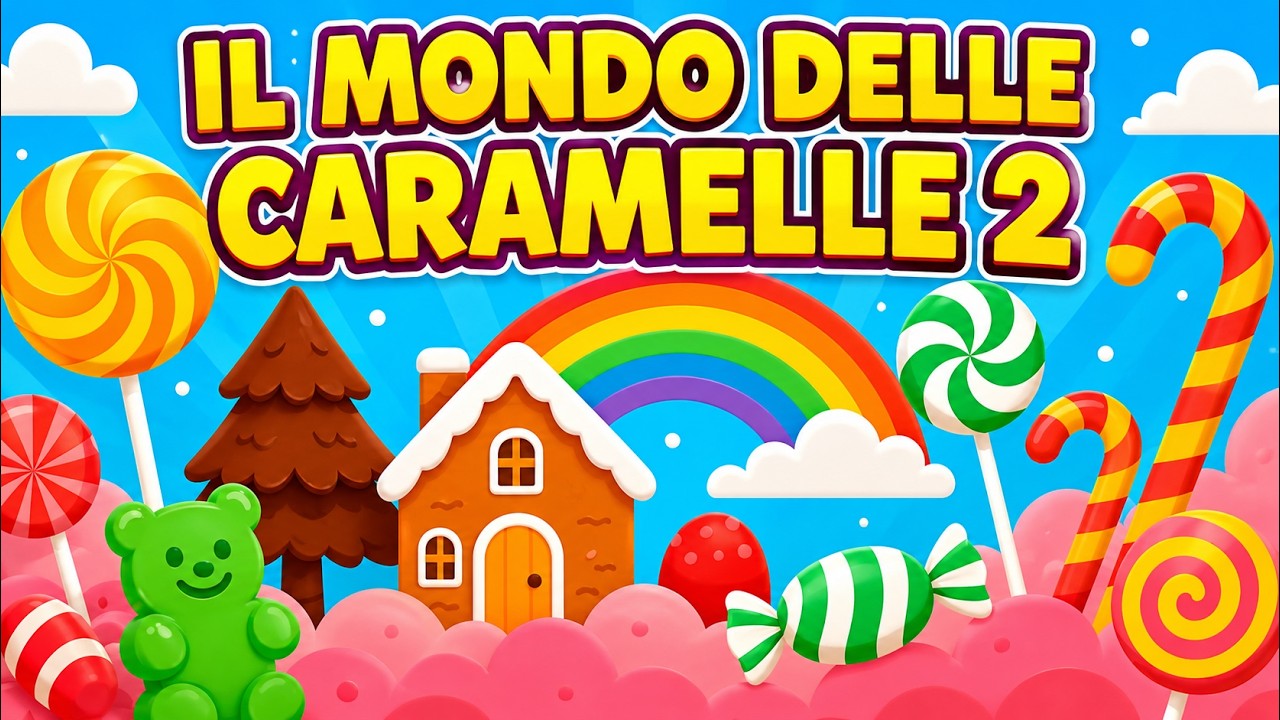🍭 Il Mondo delle Caramelle 2 | Canzoncina Allegra per Bambini | HappyBus Kids