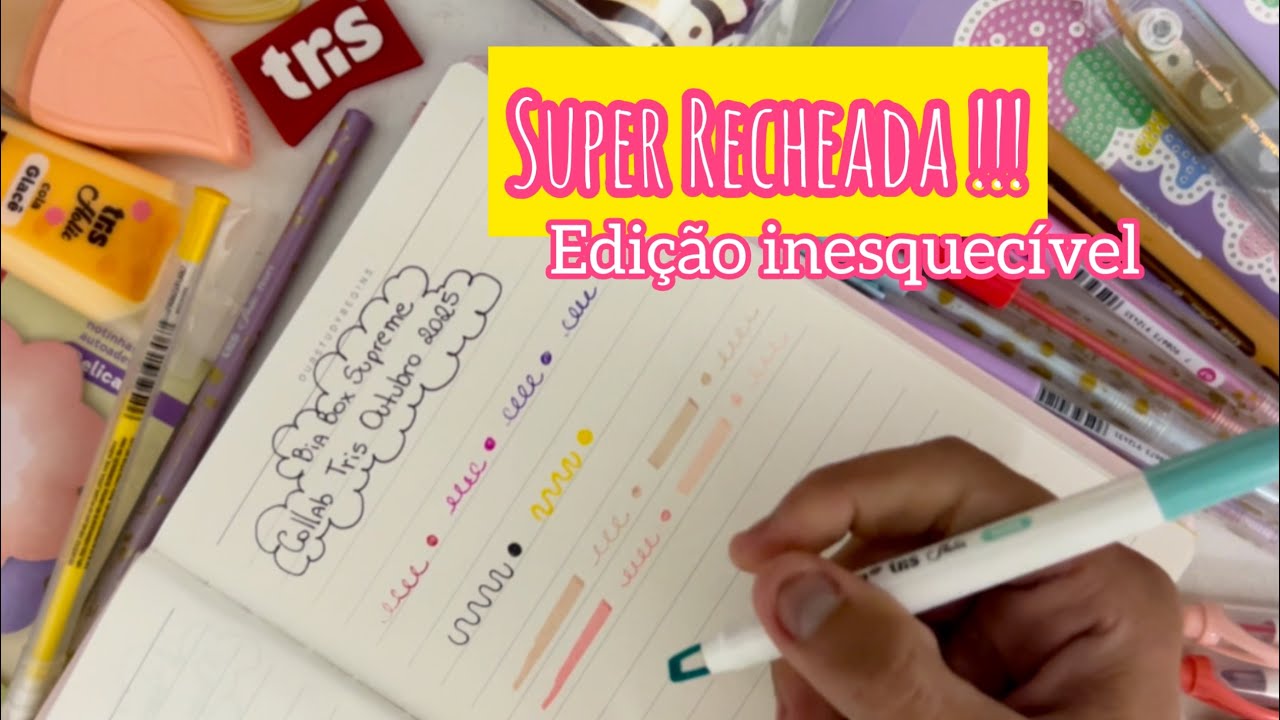 Unboxing Bia Box Supreme edição Collab com a marca Tris - NOVIDADES E LANÇAMENTOS 🚀 outubro 2025 