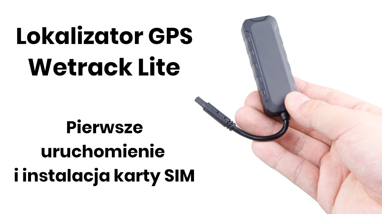 Jak uruchomić i zainstalować kartę SIM w lokalizatorze Wetrack Lite marki Jimi IoT?