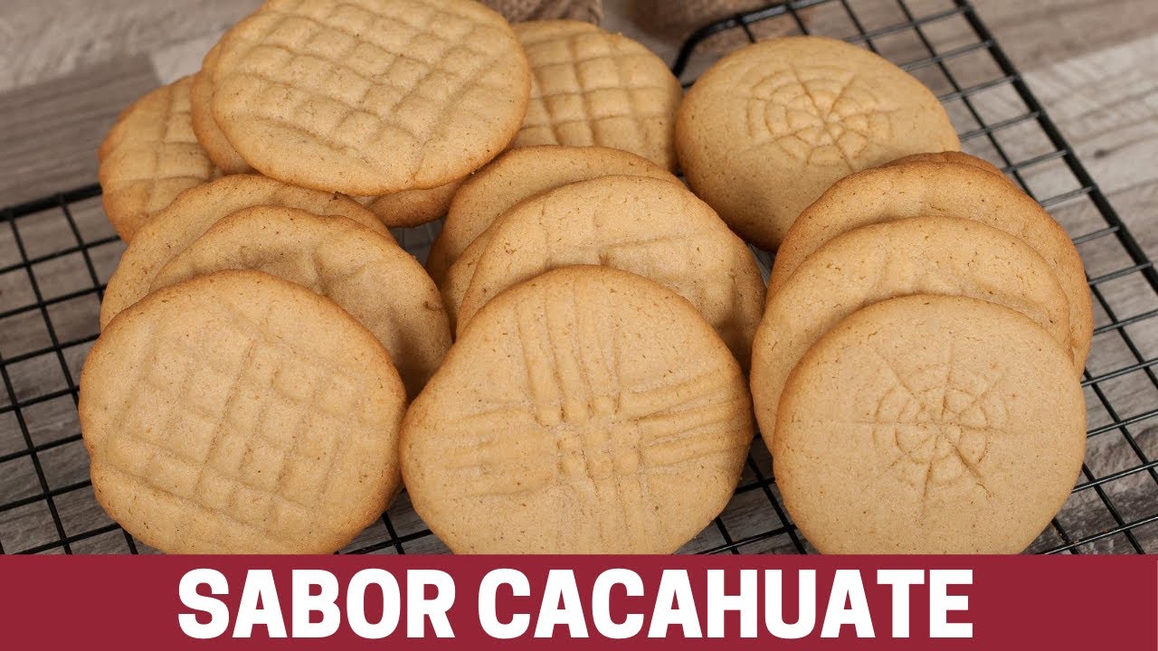 Galletas de crema de cacahuate - Cocina fácil unas Galletas muy suaves