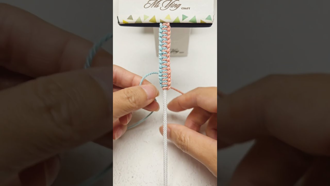 How to Tie the Knot | Easy Macrame & Bracelet Tutorial  #shortstutorial #diy #macrame #knotting