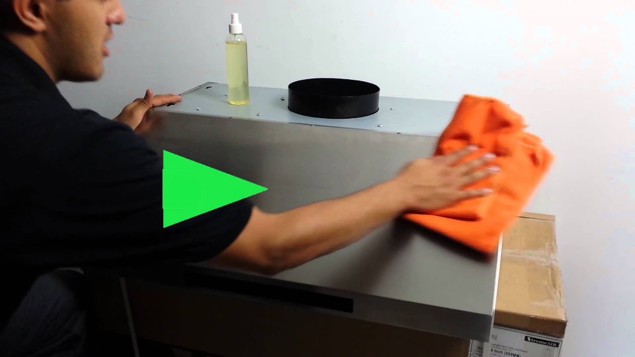 Метод удаления царапин на вытяжках из полированной нержавеющей стали