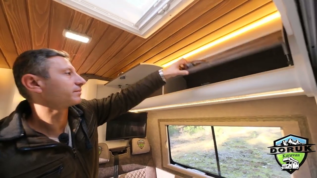 Doruk  Karavan dan 15 m3 Fiat Ducato Klasik Camlı Tasarım