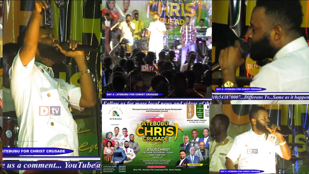 Ernest Opoku Jnr full outstanding performance at Atebubu for Christ Crusade
