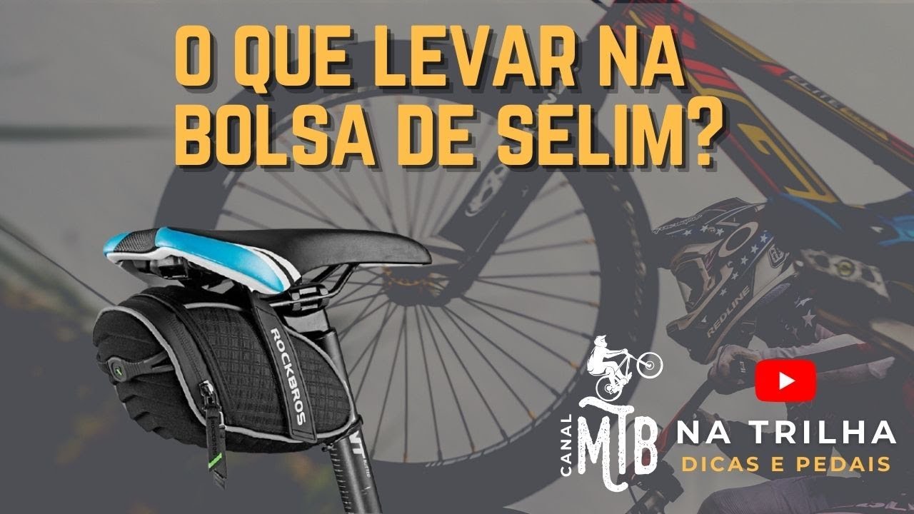 O que levar na bolsa de selim