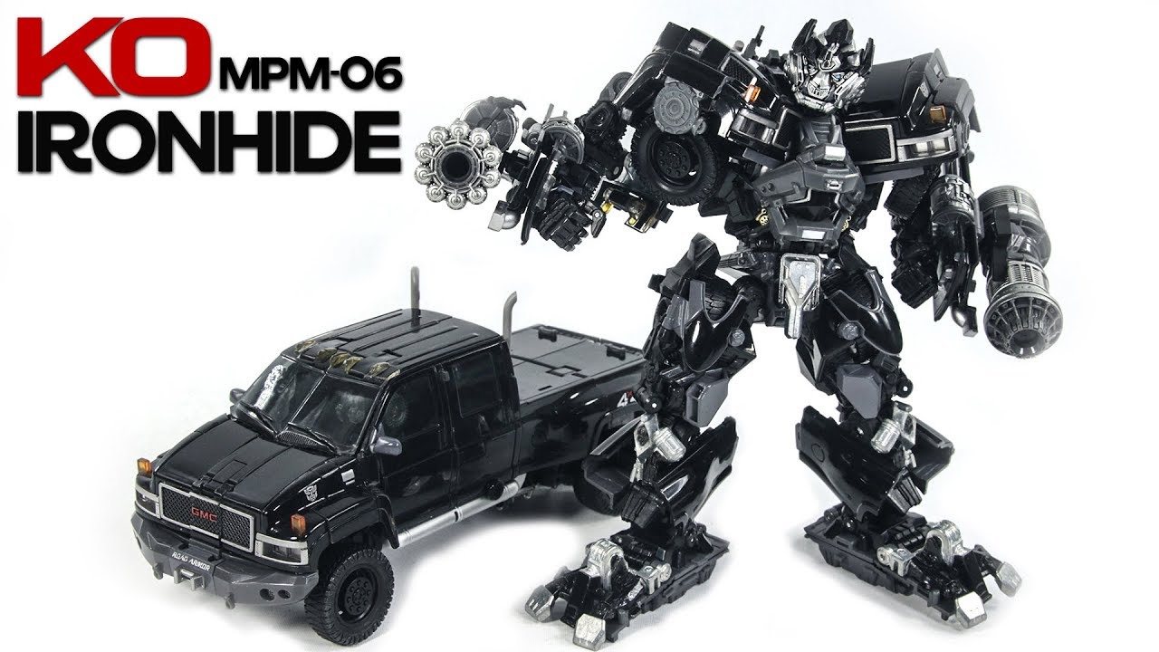 Transformers Masterpiece Movie Series MPM-06 KO Fix IRONHIDE Truck Vehicle  Robot Toy