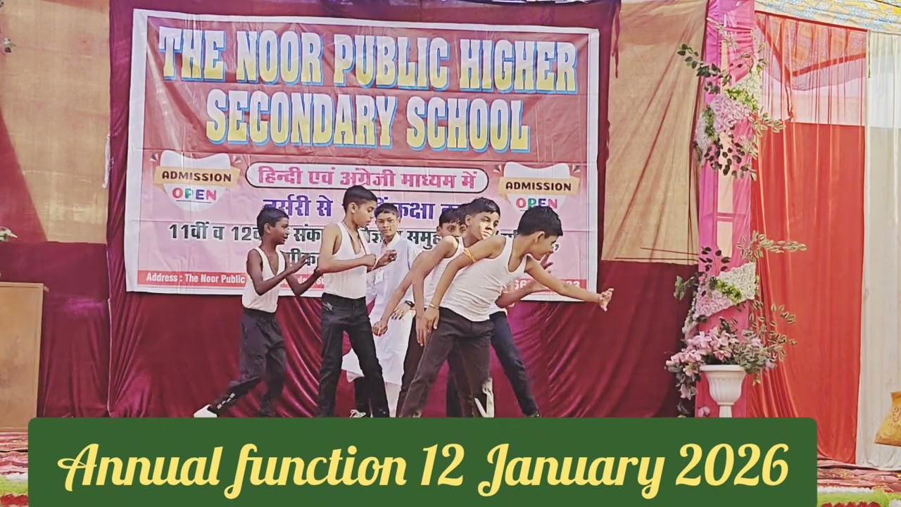 #Babu rao remix effect dance performance /annual function by The Noor public school Ranigaon 12 jan.
